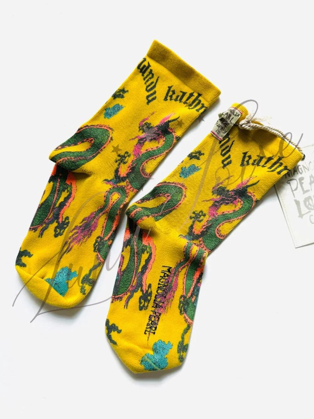 MAGNOLIA PEARl 🌸 Kathmandu Dragon Socks NWT 🔥LIMITED🔥